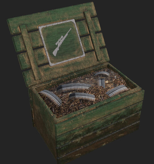 Rifle Bullet Crate